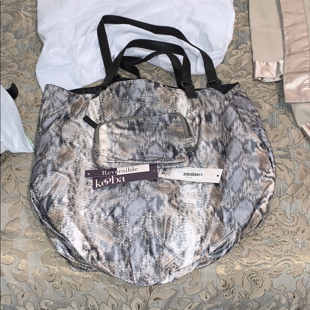 Reversible Kooba Audra Nylon Tote Bag!